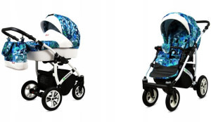 Wózek dziecięcy głęboki spacerowy BabyLux Tropical