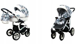 Wózek dziecięcy głęboki spacerowy BabyLux Tropical