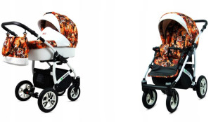 Wózek dziecięcy głęboki spacerowy BabyLux Tropical