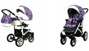 Wózek dziecięcy głęboki spacerowy BabyLux Tropical
