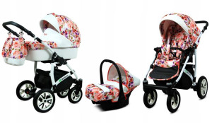 Wózek 3w1 dziecięcy spacerówka BabyLux Tropical