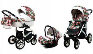 Wózek 3w1 dziecięcy spacerówka BabyLux Tropical