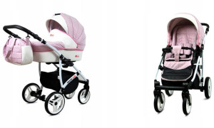 Wózek dziecięcy głęboki spacerowy BabyLux WHITELUX