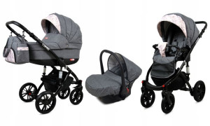 Wózek 3w1 dziecięcy spacerówka BabyLux Lumio