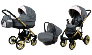 Wózek 3w1 dziecięcy spacerówka BabyLux Lumio
