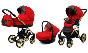 Wózek 3w1 dziecięcy spacerówka BabyLux Lumio