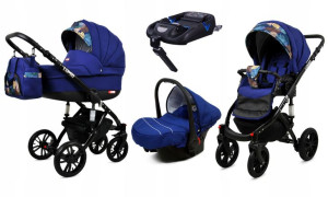 Wózek 4w1 dziecięcy BabyLux Lumio + baza Isofix