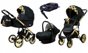 Wózek 4w1 dziecięcy BabyLux Lumio + baza Isofix