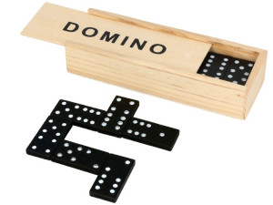Domino Drewniane Gra W Pudełku 28 Elementów