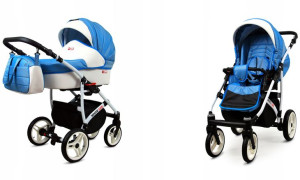 Wózek dziecięcy głęboki spacerowy BabyLux WHITELUX