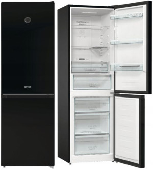 Lodówka Gorenje NRK6192SYBK No Frost 300l 60cm LED