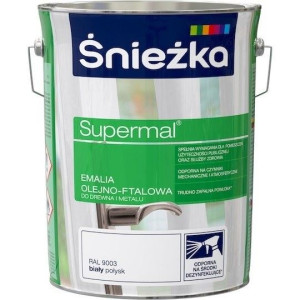 Śnieżka EMALIA OLEJNO-FTALOWA 5l Biały Połysk RAL9003