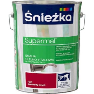 Śnieżka EMALIA OLEJNO-FTALOWA 5l Czerwony Połysk F590