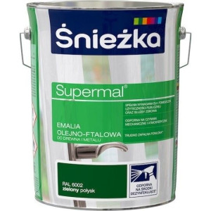 Śnieżka EMALIA OLEJNO-FTALOWA 5l Zielony Połysk RAL6002