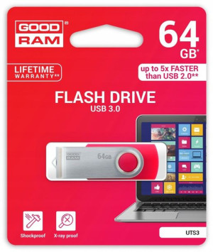 Pendrive GOODRAM TWISTER Czerwony 64GB USB 3.0