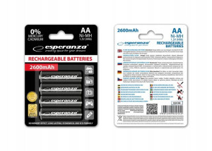 Akumulatorki Ni-mh Aa High-capacity 2600mah 4szt