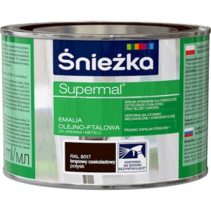 Śnieżka EMALIA OLEJNO-FTALOWA 0.4L Czekolada RAL 8017