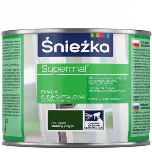 Śnieżka EMALIA OLEJNO-FTALOWA 0.4L Zielony RAL6002