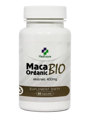 Maca Organic BIO 60 kapsułek korzeń maca POTENCJA LIBIDO