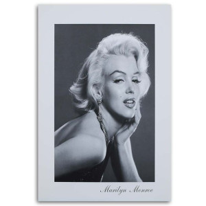 OBRAZ DO SALONU Marylin Monroe szary 60x90