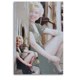 OBRAZ NA PŁÓTNIE Marylin Monroe Aktorka 80x120