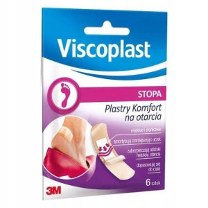 .Viscoplast plastry komfort na otarcia 6 szt.