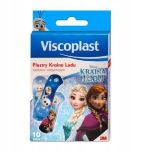 .Viscoplast plastry z opatrunkiem Kraina Lodu 10szt