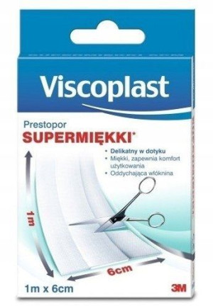 .Viscoplast Prestopor supermiękki plaster 1m x 6cm