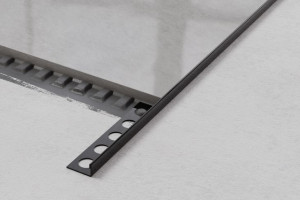 Profil Licowy Ozdobny Czarny Połysk Do Płytek 270cm (wysokość 12,5mm)