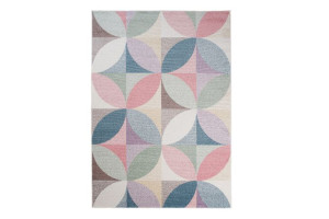 Dywan 160x220 cm FLOSI ecru/wielokolorowy Konsimo