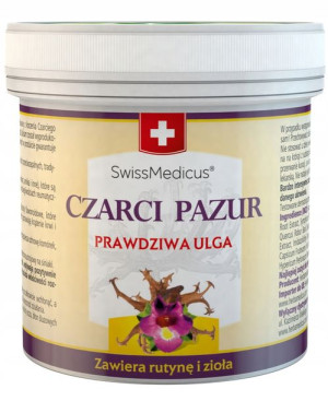 Maść CZARCI PAZUR z rutyną + zioła Na bóle mięśni