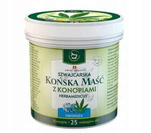 Końska maść chłodząca z KONOPIAMI 250 ml