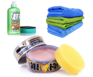 Zestaw Wosk do jasnego lakieru + Cleaner do czyszczenia