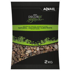 AQUAEL Żwir naturalny wielobarwny 5-10mm 2kg
