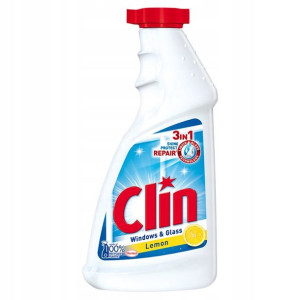 Clin płyn do mycia szyb i luster lemon zapas 500ml