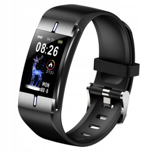 Smartband Fit Maxcom FW34 srebrny 1,04" BMI