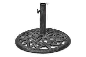 Stojak na parasol 48x32,5 cm WILDENO czarny/zielony Konsimo