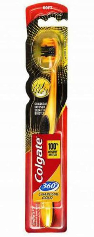 Colgate Szczoteczka Charcoal Gold Soft 360