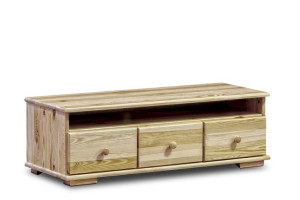 Szafka RTV 115x38x45 cm LISSO sosna naturalna Konsimo