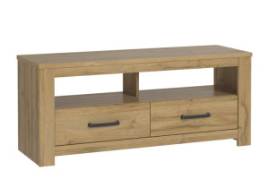 Szafka RTV 126,7x54,1x42,2 cm HAVANNA dąb Konsimo