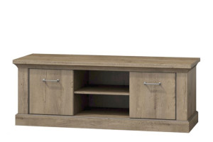 Szafka RTV 142x50x42 cm VETIS dąb naturalny Konsimo