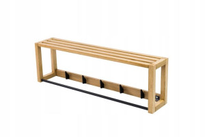 65 Cm Producent Wieszak Ścienny Drewno Lite Wdc-70