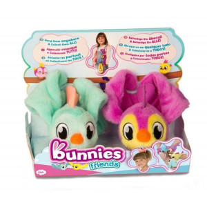 2w1 BUNNIES FANTASY FRIENDS Króliczek magnetyczny 2 sztuki PTAK KRÓLIK