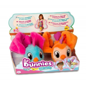 2w1 BUNNIES FANTASY FRIENDS Króliczek magnetyczny 2 sztuki PTAK KRÓLIK