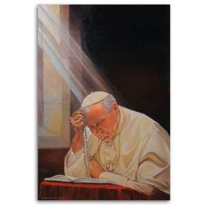 REPRODUKCJA OBRAZ Papież Jan Paweł II 60x90