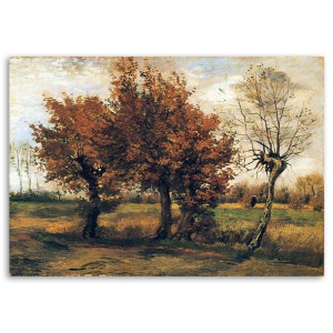 OBRAZ REPRODUKCJA Pejzaż jesienny Van Gogh 70x100