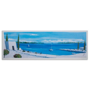 OBRAZ PANORAMA Krajobraz Morski Niebieski 150x50