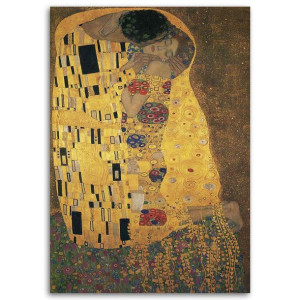OBRAZ REPRODUKCJA Gustav Klimt Pocałunek 40x60