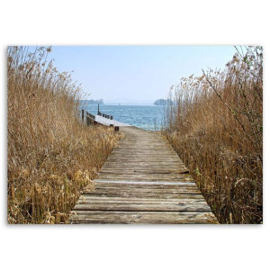 OBRAZ NA PŁÓTNIE DO SALONU Ścieżka na plażę 120x80