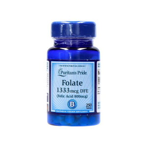 PURITAN'S PRIDE Folate 1333 mcg DFE - 250 tabs
